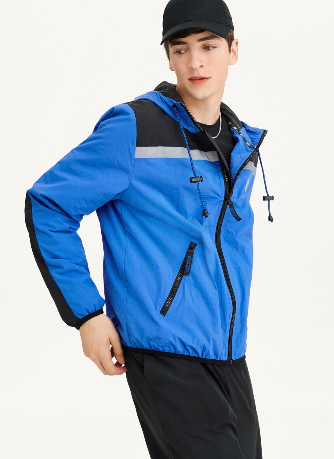 

Куртка из нейлона DKNY Tech Cotton Touch DKNY, Черный