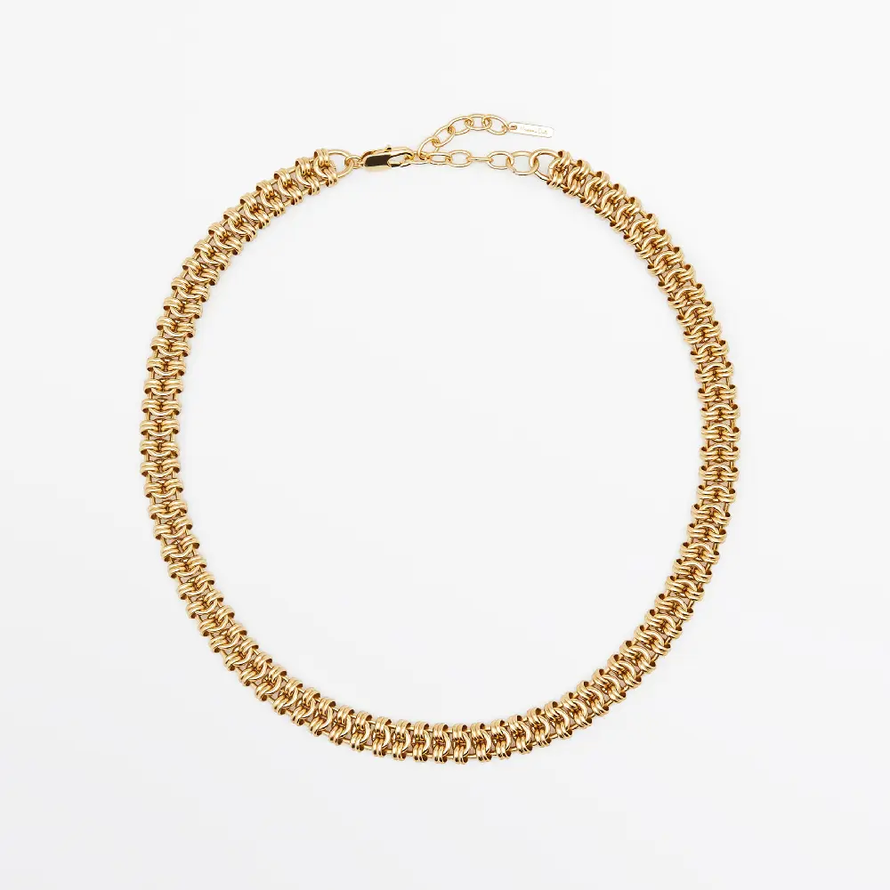 

Ожерелье Massimo Dutti Chain Link, золотой