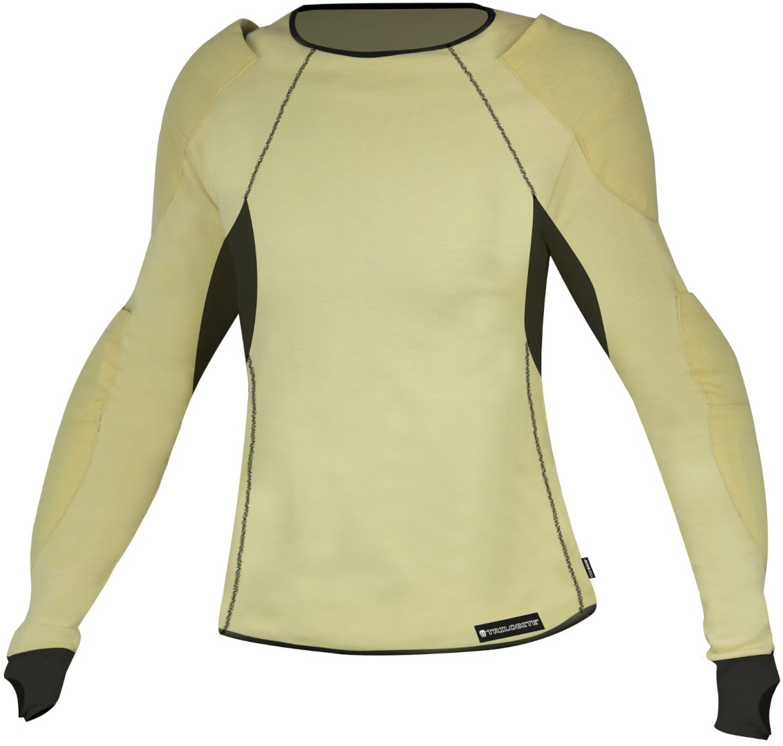 Рубашка женская Trilobite Skintec Aramid функциональная, желтый/зеленый