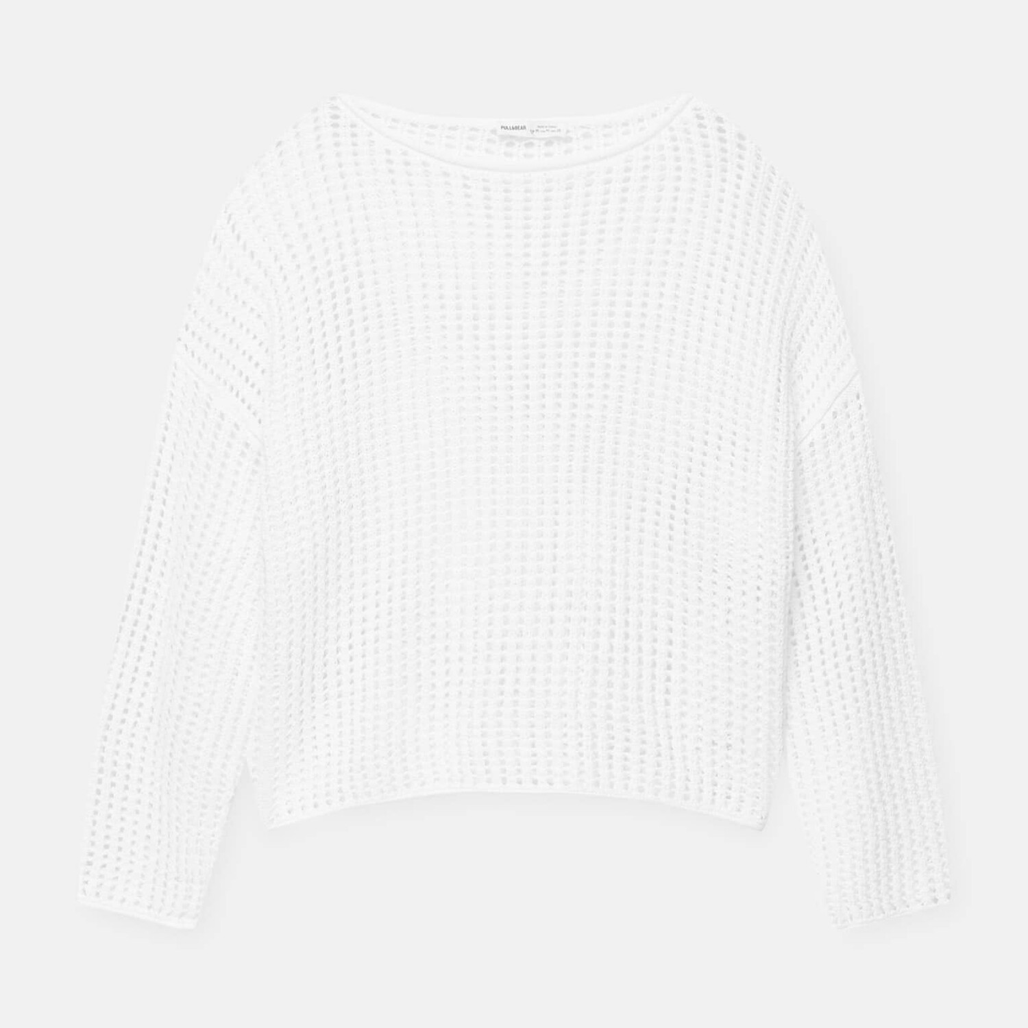 

Свитер крупной вязки Pull&Bear, белый
