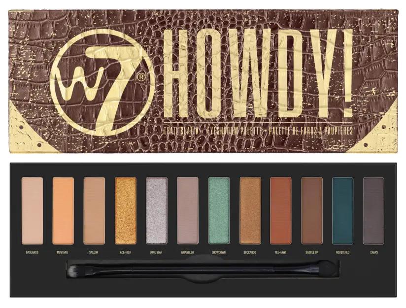 

W7 Howdy! палетка теней для век, 14,4 г