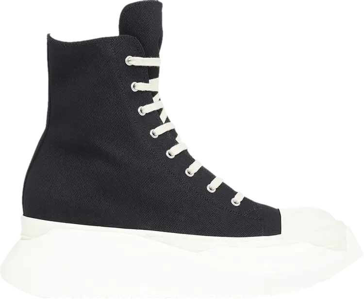 

Кроссовки Rick Owens DRKSHDW Fogachine Cotton Denim Abstract High Black Milk, черный