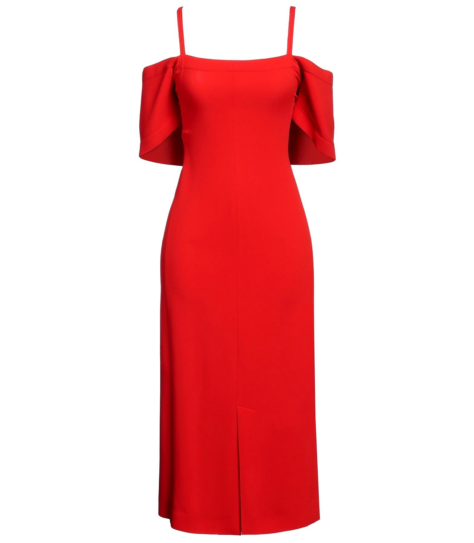 цена Платье Victoria Beckham Midi, красный