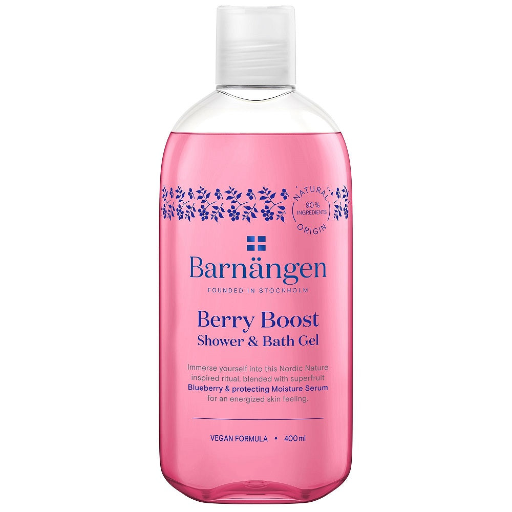 

Barnängen Berry Boost Shower & Bath Gel Гель для ванны и душа с маслом черники 400мл