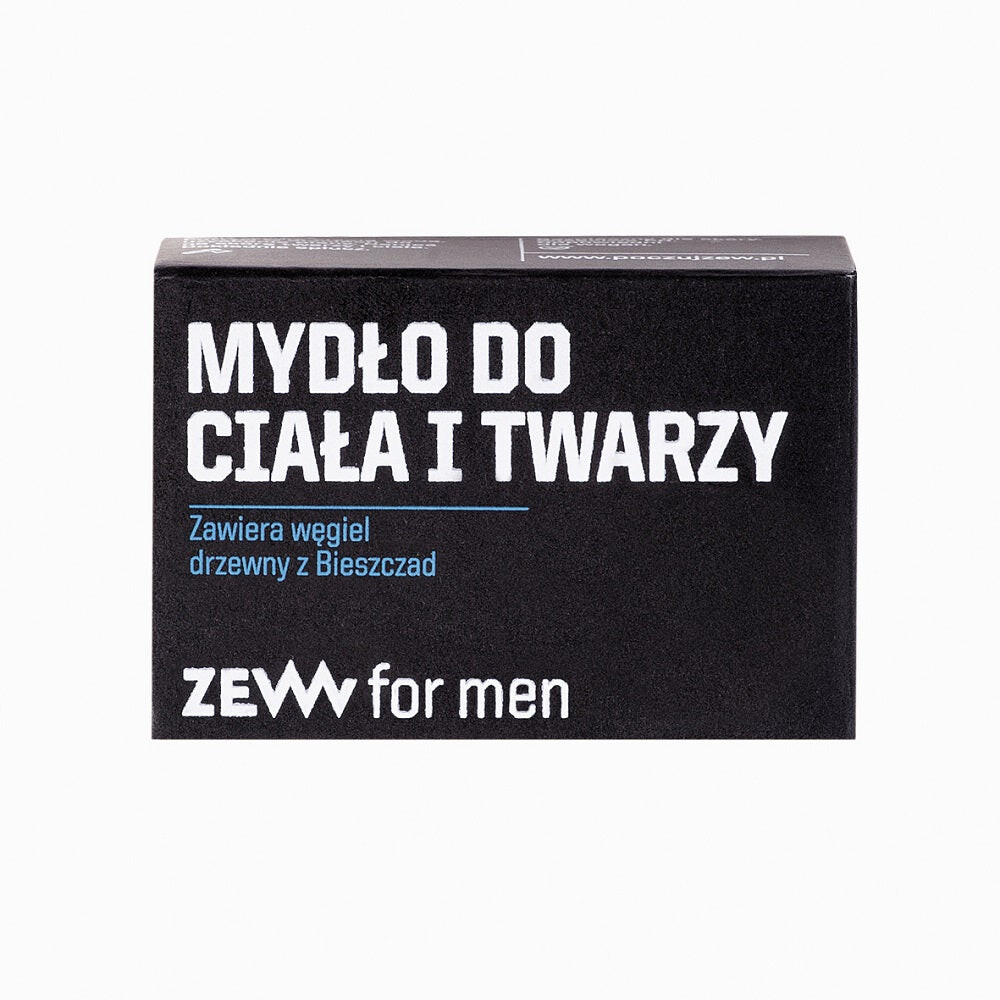 

Zew For Men Мыло для тела и лица с углем Бещад 85мл