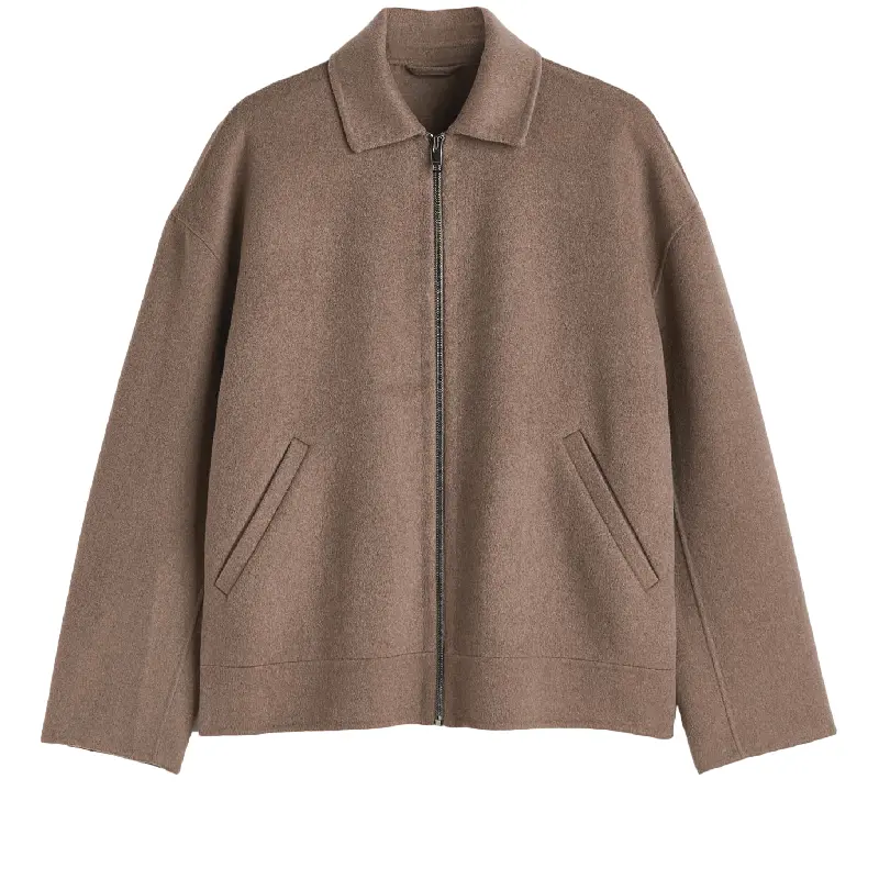 

Куртка H&m Wool-blend, темно-бежевый