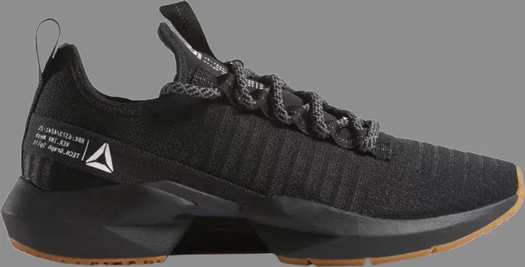

Кроссовки sole fury 'black grey' Reebok, черный