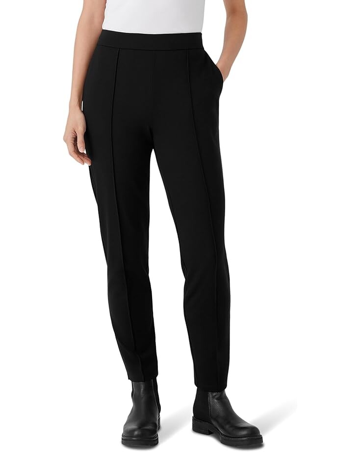 

Брюки Eileen Fisher Petite Ankle Tapered, черный