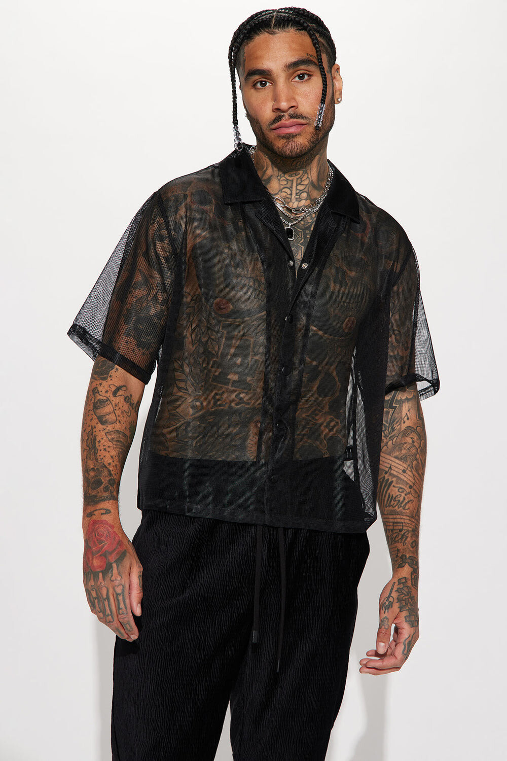 

Рубашка Fashion Nova ZDF01V310113, черный