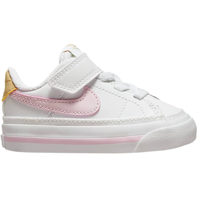 Кроссовки Nike Court Legacy TD 'White Pink Foam', белый кроссовки нейтрального цвета nike revolution 6 tdv nike цвет black hyper pink pink foam