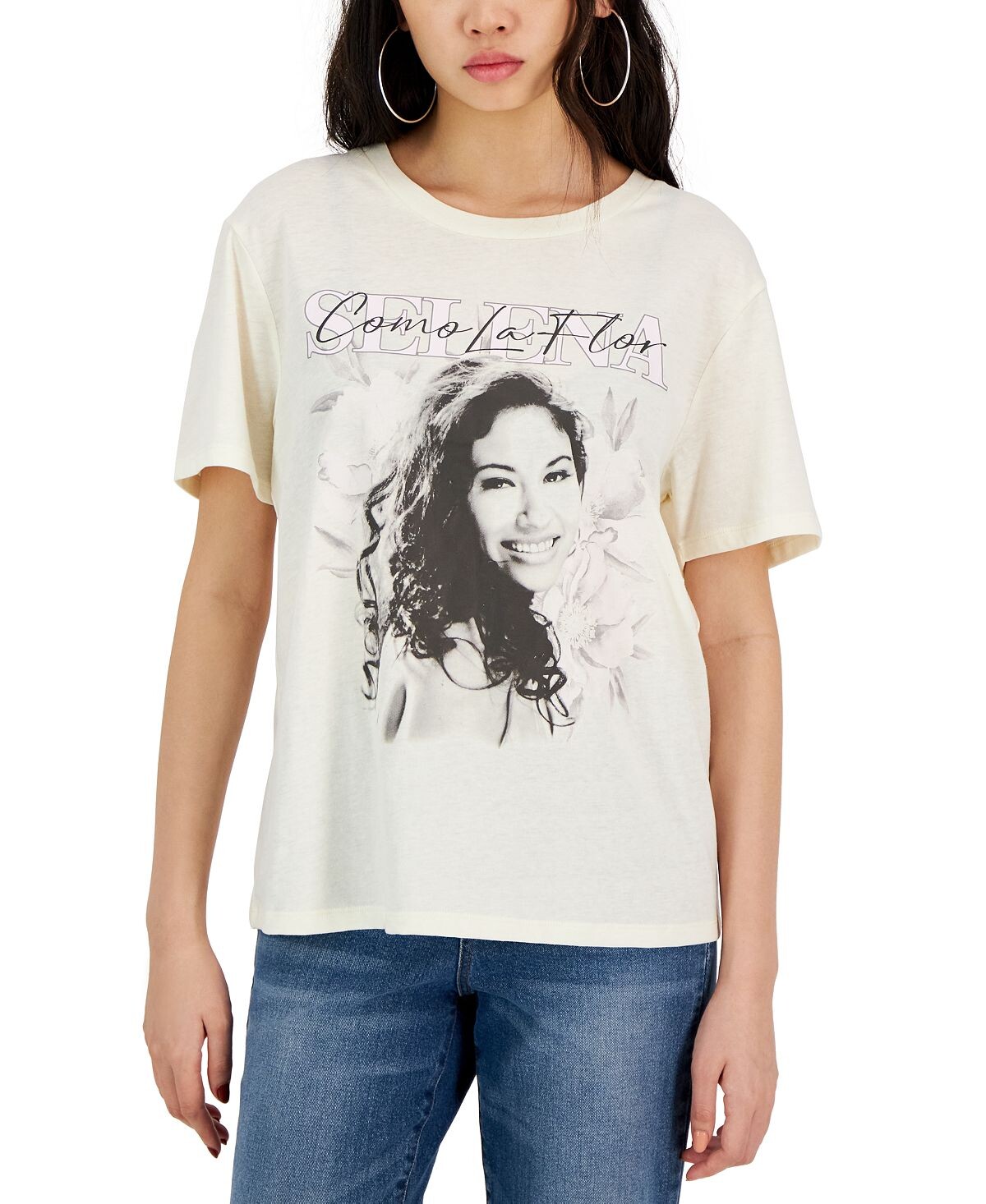 

Футболка с графическим портретом selena для юниоров Selena, мульти