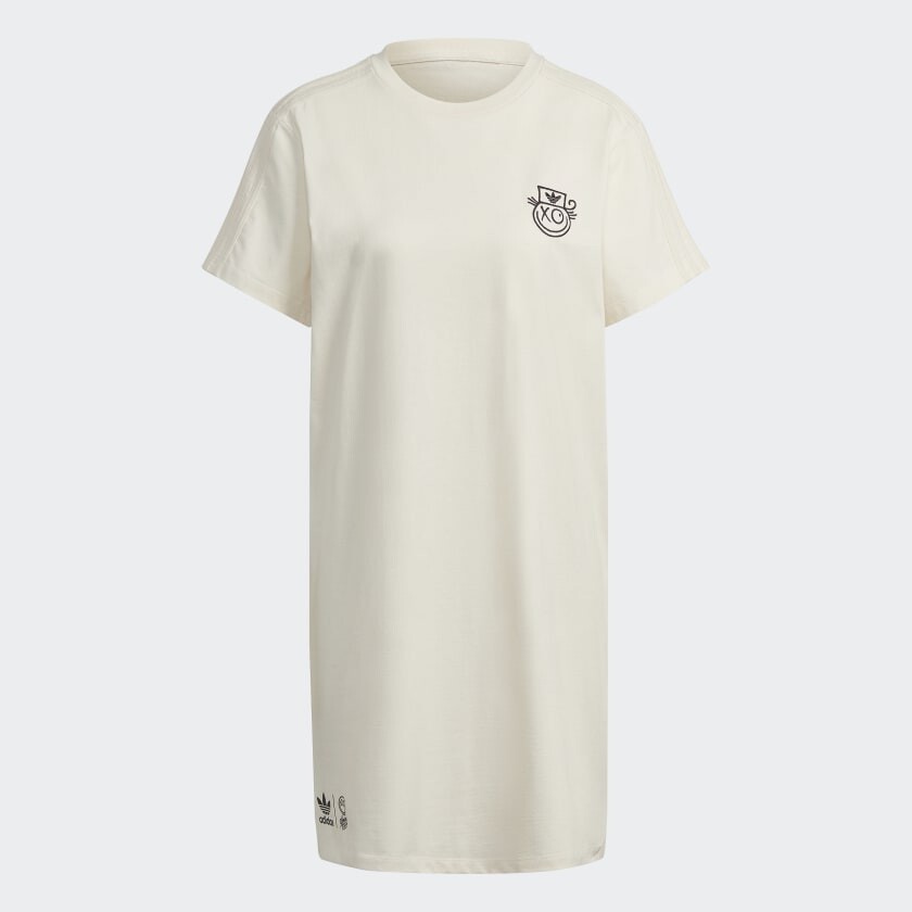 

Платье adidas Originals x André Saraiva Tee, светло-бежевый