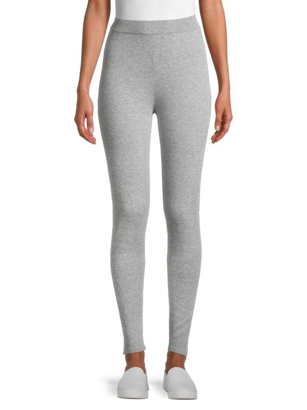 

Кашемировые леггинсы до щиколотки Amicale Grey, Серый