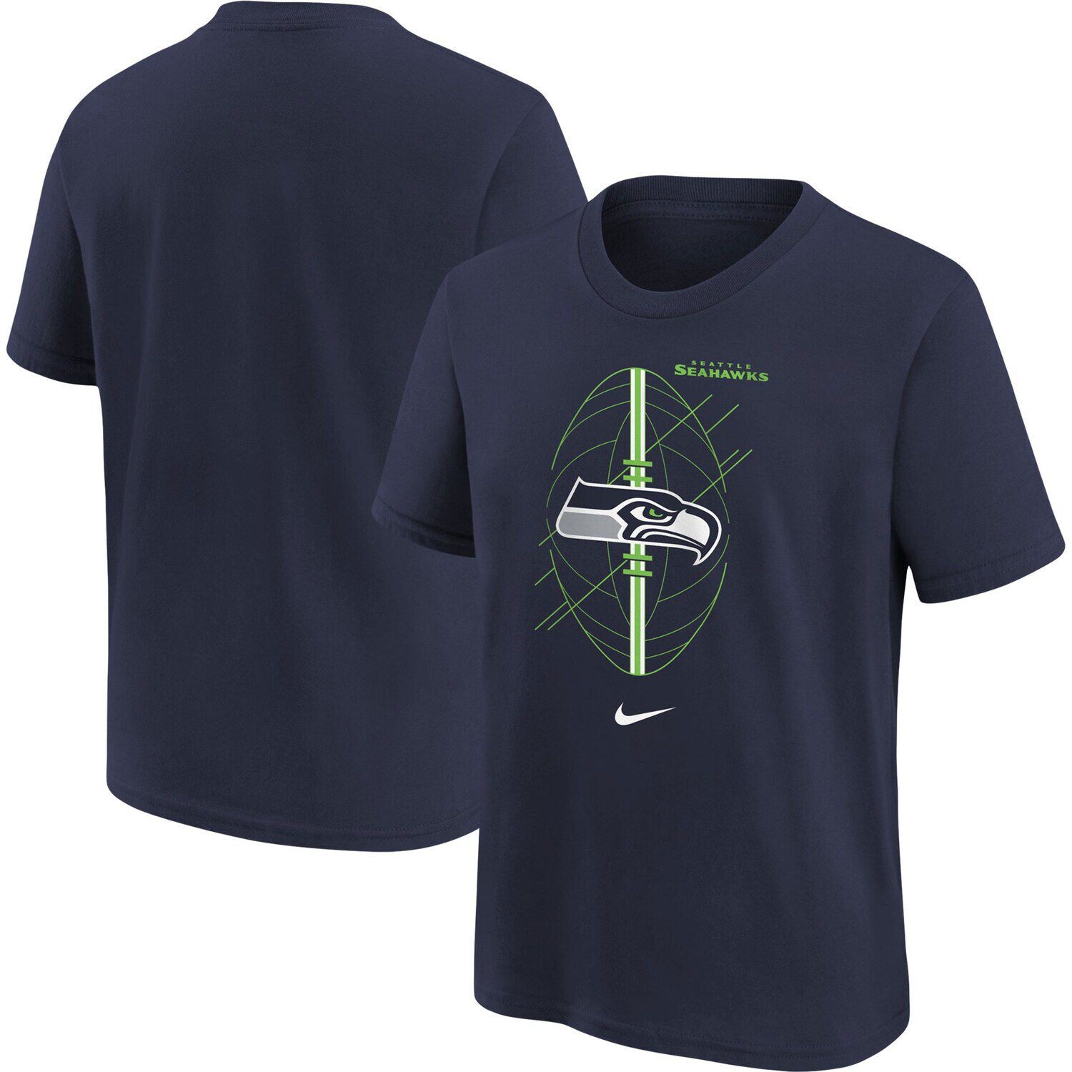 

Темно-синяя футболка Nike College Seattle Seahawks Icon для дошкольников Nike, Синий