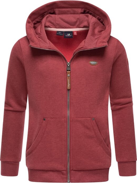 

Толстовка nesie с капюшоном на молнии Ragwear, розовый