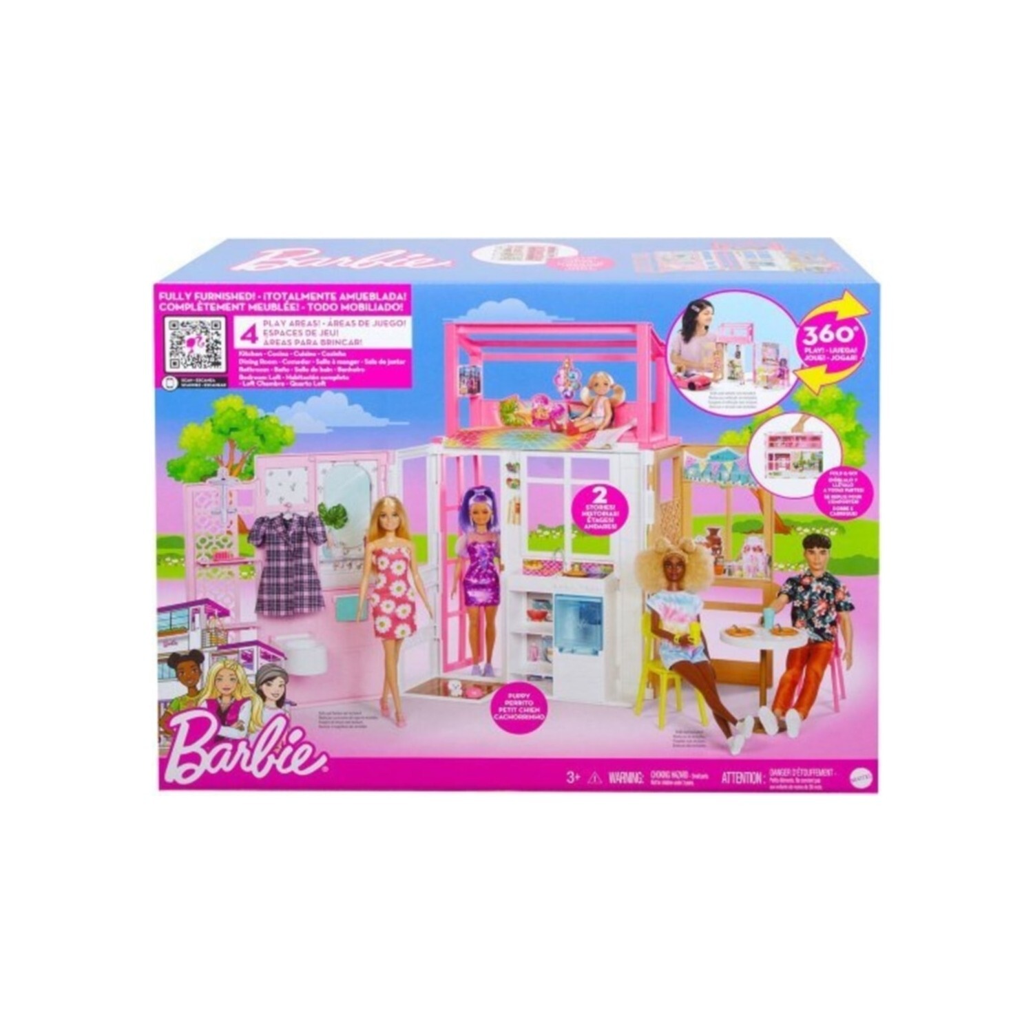 

Дом Barbie переносной HCD47