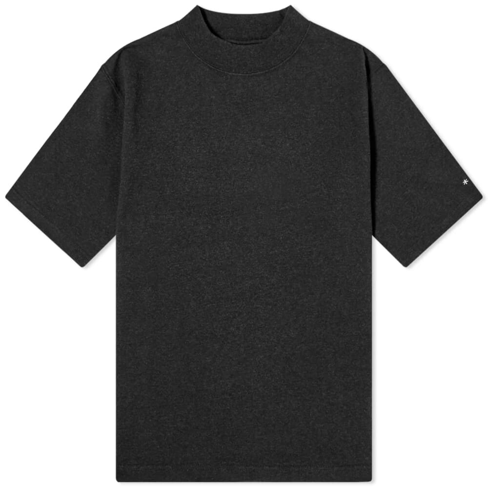 

Футболка Snow Peak Recycled Cotton Heavy Mock Neck Tee, Черный