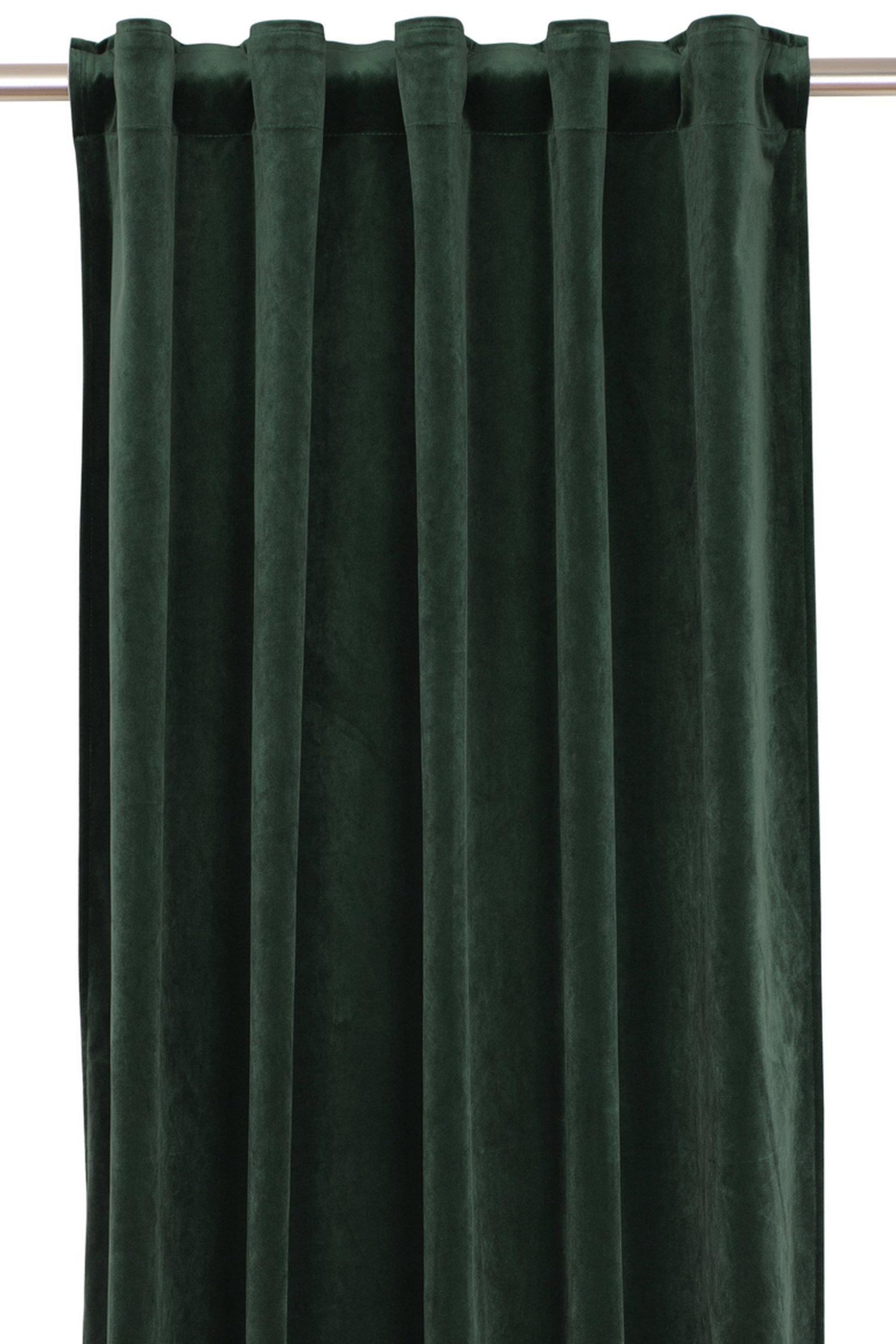 Комплект штор Svanefors Elise, 2 предмета, темно-зеленый комплект штор для кухни kauffort монкей на ленте 2 шторы