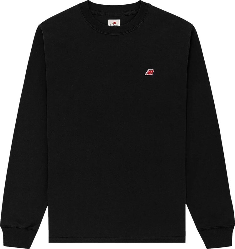 

Лонгслив New Balance Long-Sleeve Tee 'Black', черный