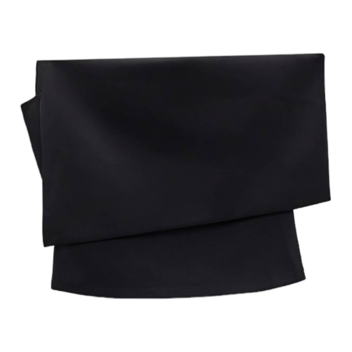 

Кроп-топ Zara Asymmetric, черный