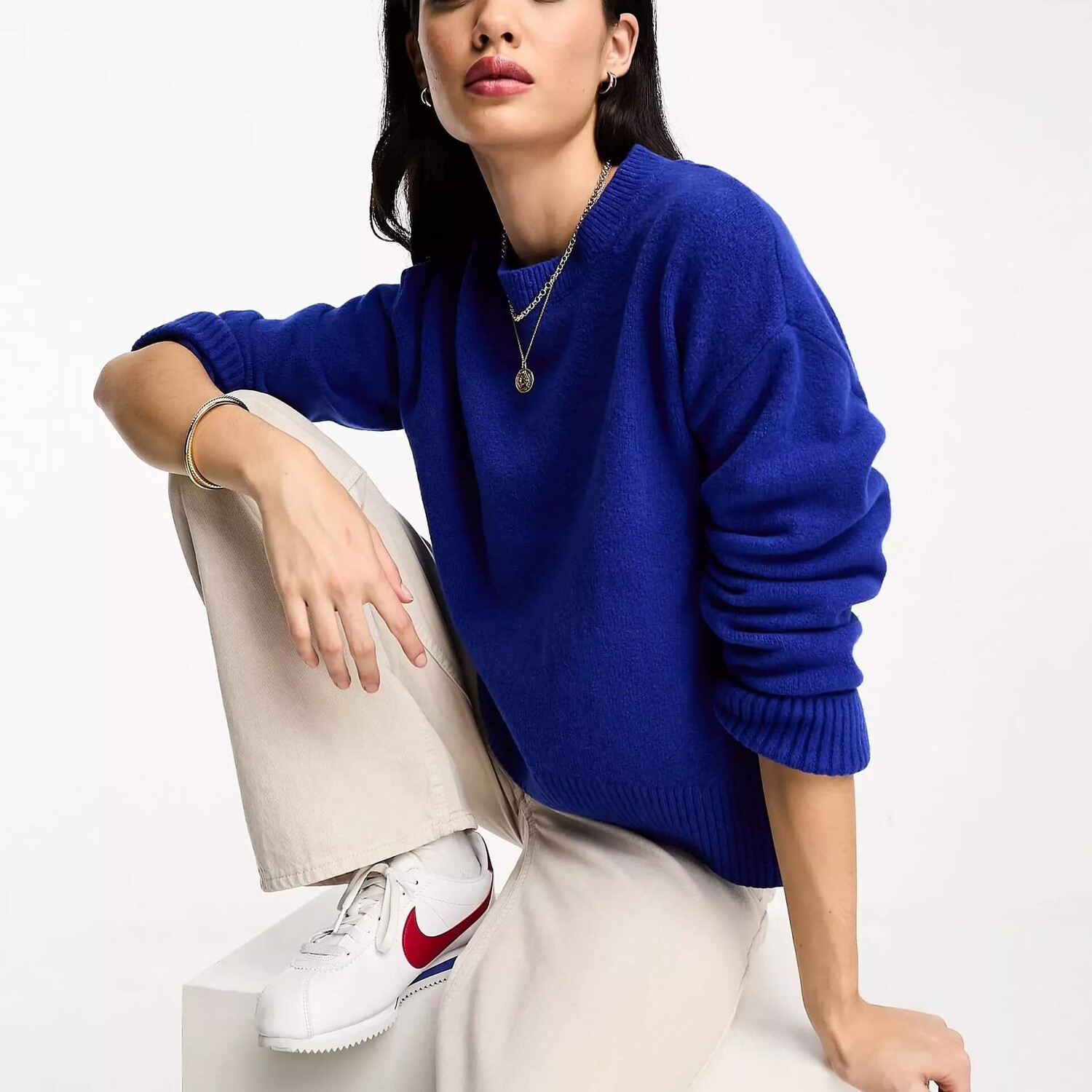 

Джемпер & Other Stories Crew Neck, синий