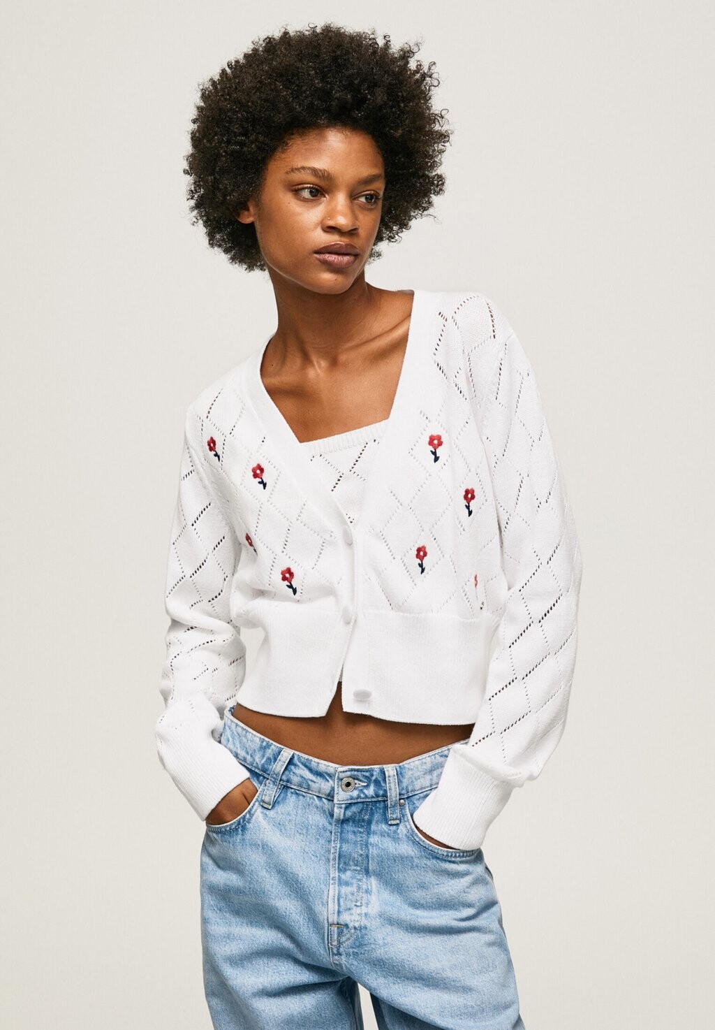 

Кардиган Pepe Jeans, белый