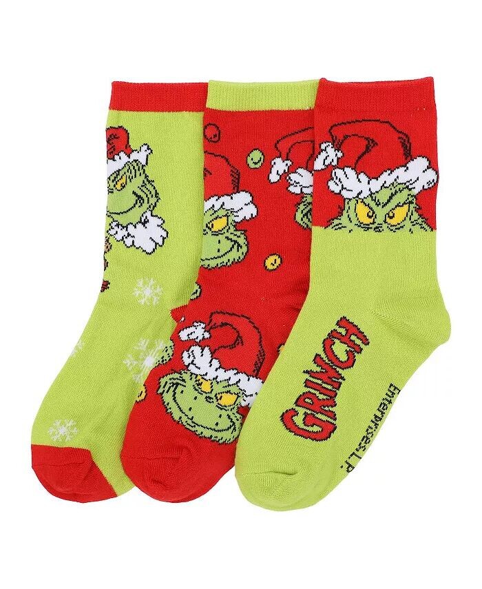 

Носки для мальчиков (макс. 3 пары) The Grinch, мультиколор