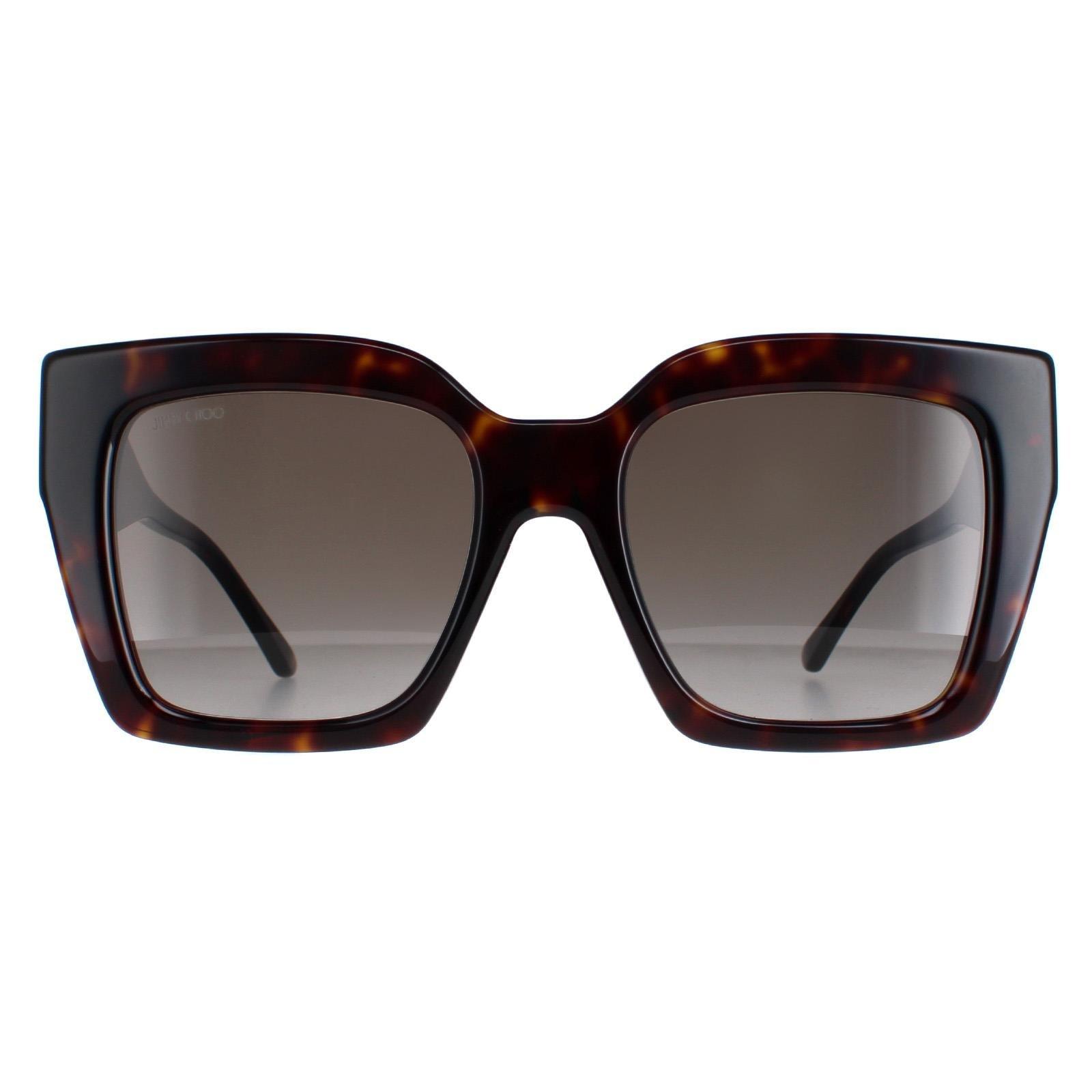 Квадратный Темный Гавана Коричневый Градиент Eleni/G/S Jimmy Choo, коричневый солнцезащитные очки женские maxmara mm marilyn g