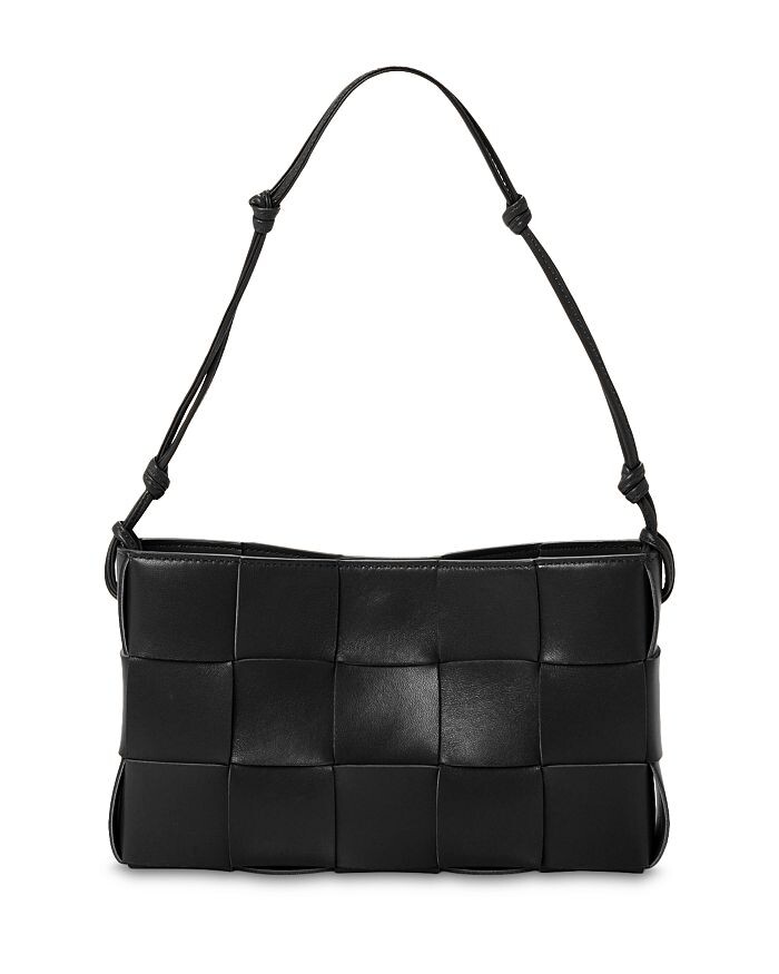 

Сумка через плечо из плетеной кожи на кассете Bottega Veneta