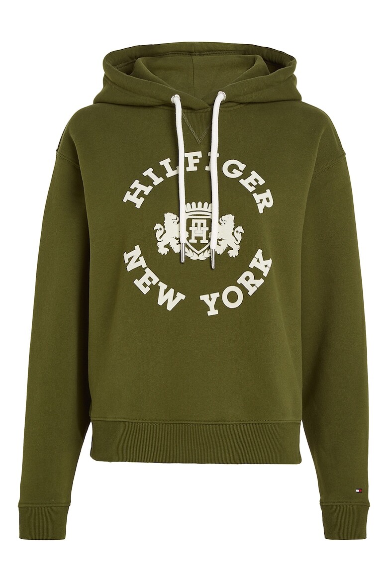 

Худи с контрастным принтом Tommy Hilfiger, зеленый