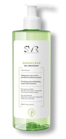 

Очищающий гель для умывания акне и жирной кожи, 400 мл SVR, Sebiaclear Gel Moussant