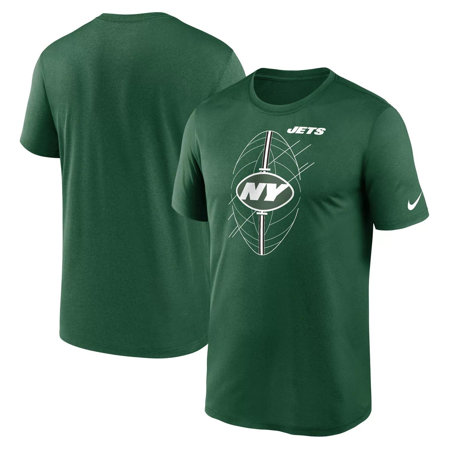 Мужская зеленая футболка New York Jets Legend Icon Performance Nike мужская зеленая футболка new york jets legend icon performance nike