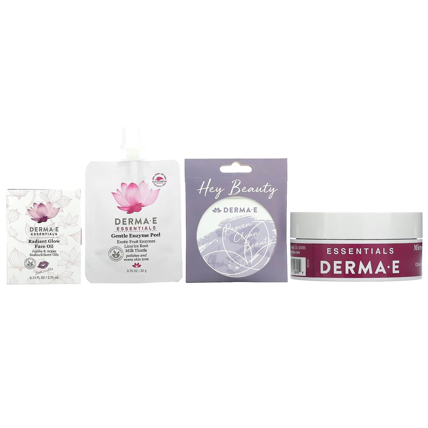 

Набор из 3 средств для ухода за кожей лица Derma E Essentials on the Go