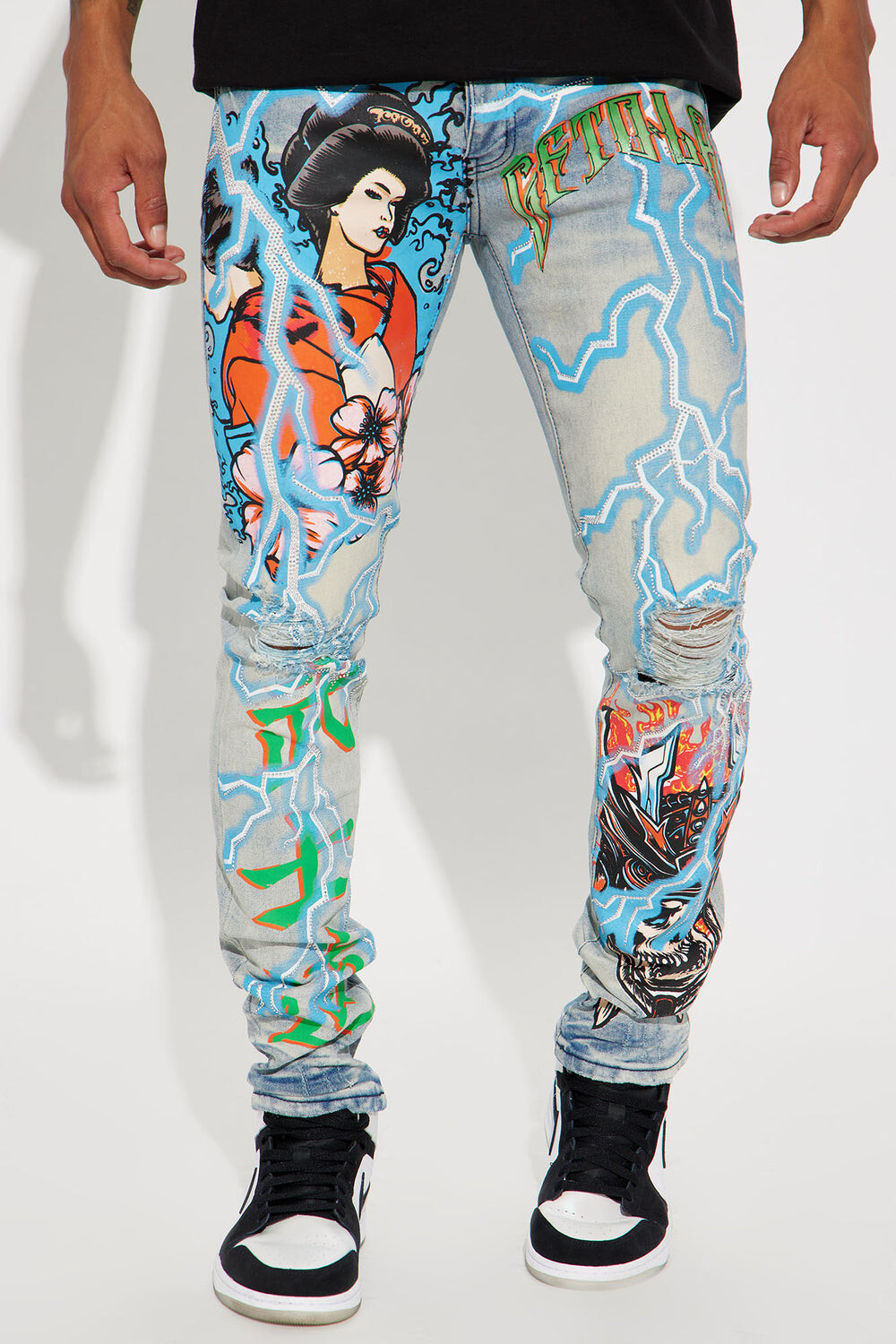 

Джинсы скинни Fashion Nova Felix, синий