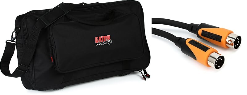 

Gator GK-2110 Micro Keyboard Gig Bag в комплекте с MIDI-кабелем Roland RMIDI-B5 Black Series - 5 футов Gator + Roland GK-2110=1 RMIDI-B5=1