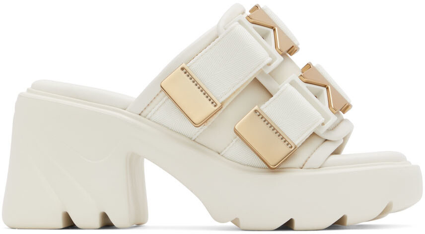 

Босоножки на каблуке Off-White Bottega Veneta