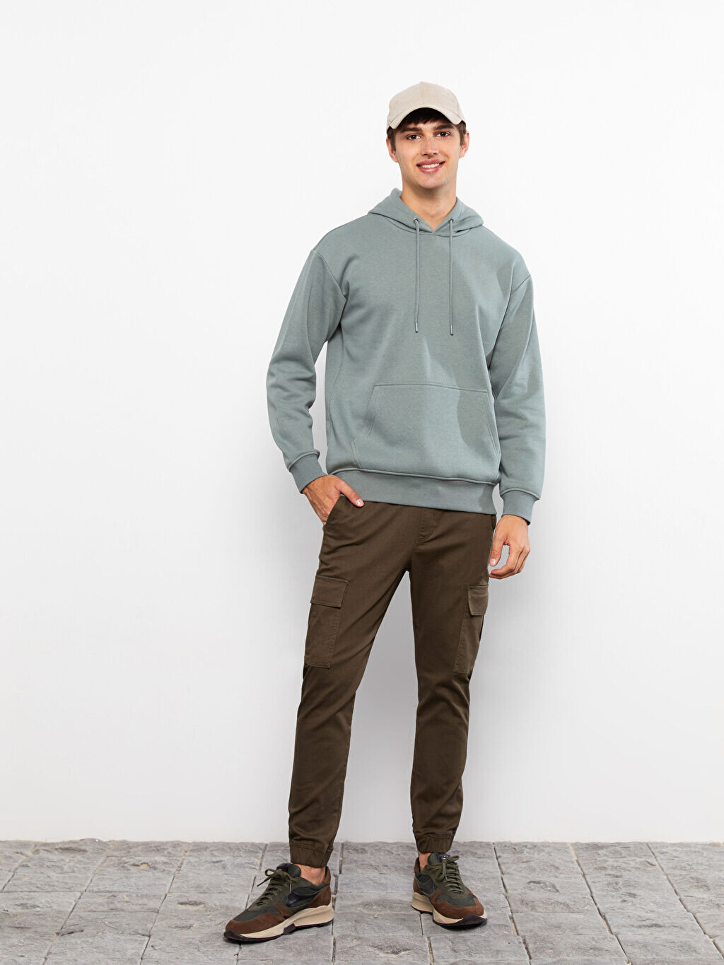 

Мужские брюки-джоггеры Slim Fit из габардина LCW Casual