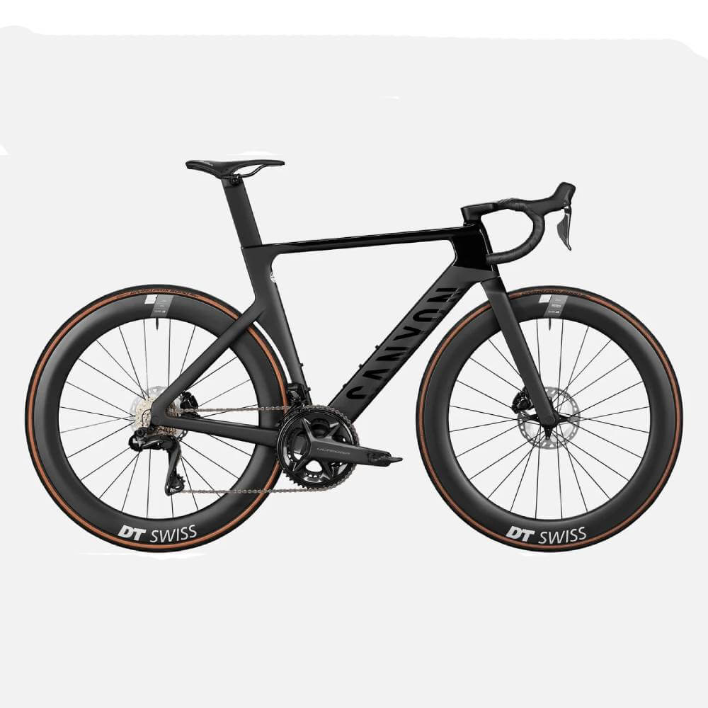 Шоссейный велосипед Canyon Aeroad CF SLX 8 Di2, черный