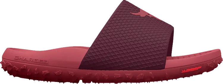 

Сандалии Under Armour Project Rock Slide Dark Maroon, красный