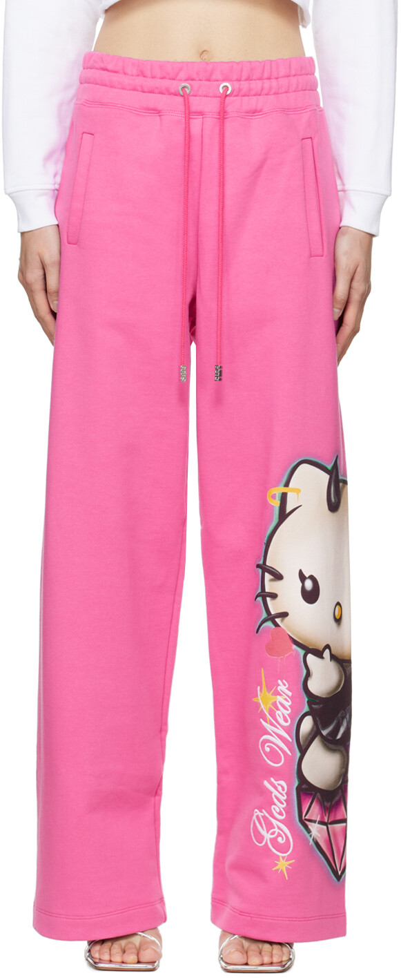 

Розовые брюки для отдыха Hello Kitty Edition GCDS, Розовый