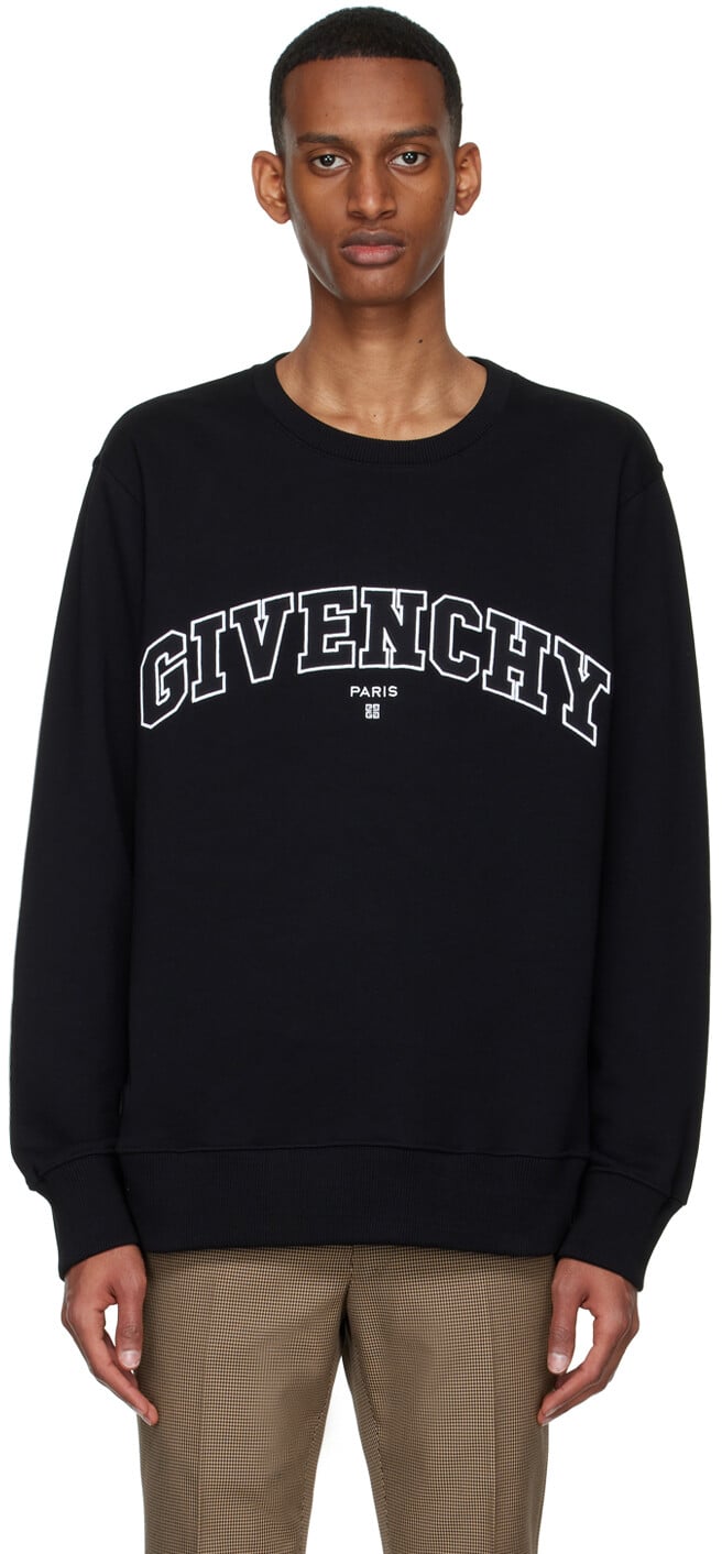 

Черный хлопковый свитшот Givenchy