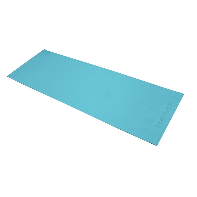 Коврик для йоги ПВХ - коврик для фитнеса толщиной 4 мм. TUNTURI, цвет blau