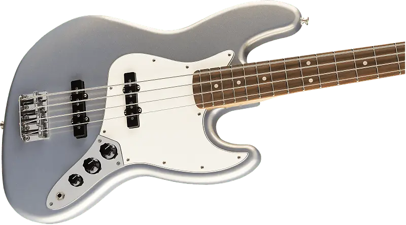 

Бас-гитара Fender Player Jazz, гриф Pau Ferro, серебристый 0149903581
