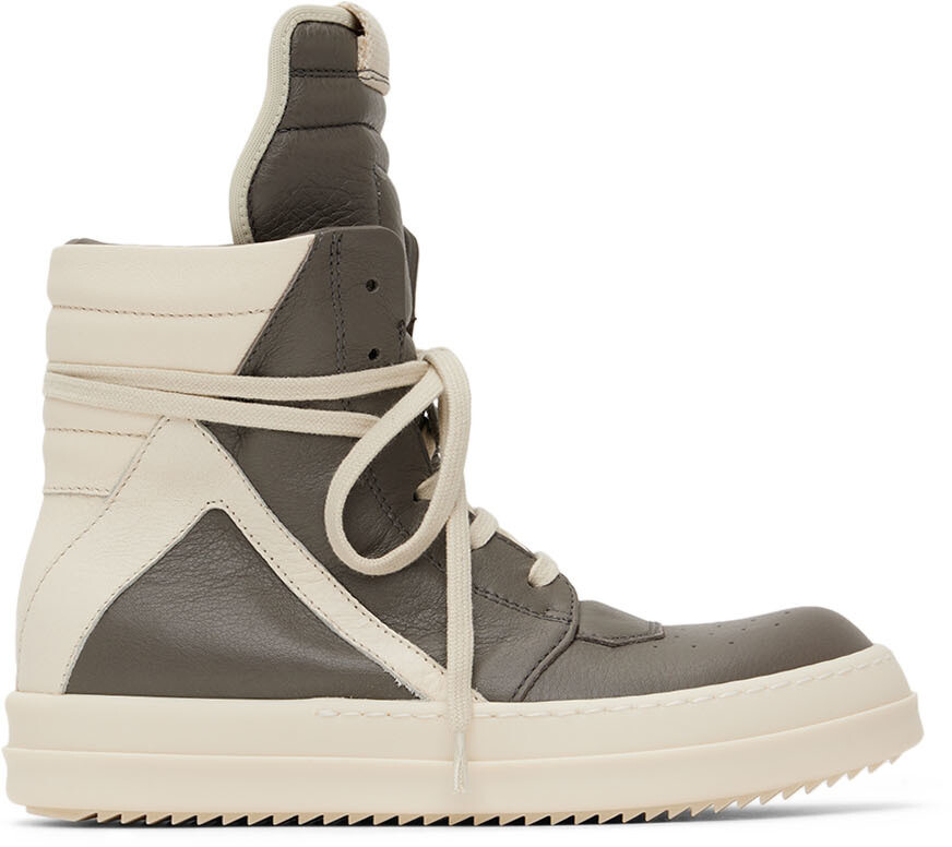 

Детские кроссовки Geobasket Grey & Off-White Rick Owens