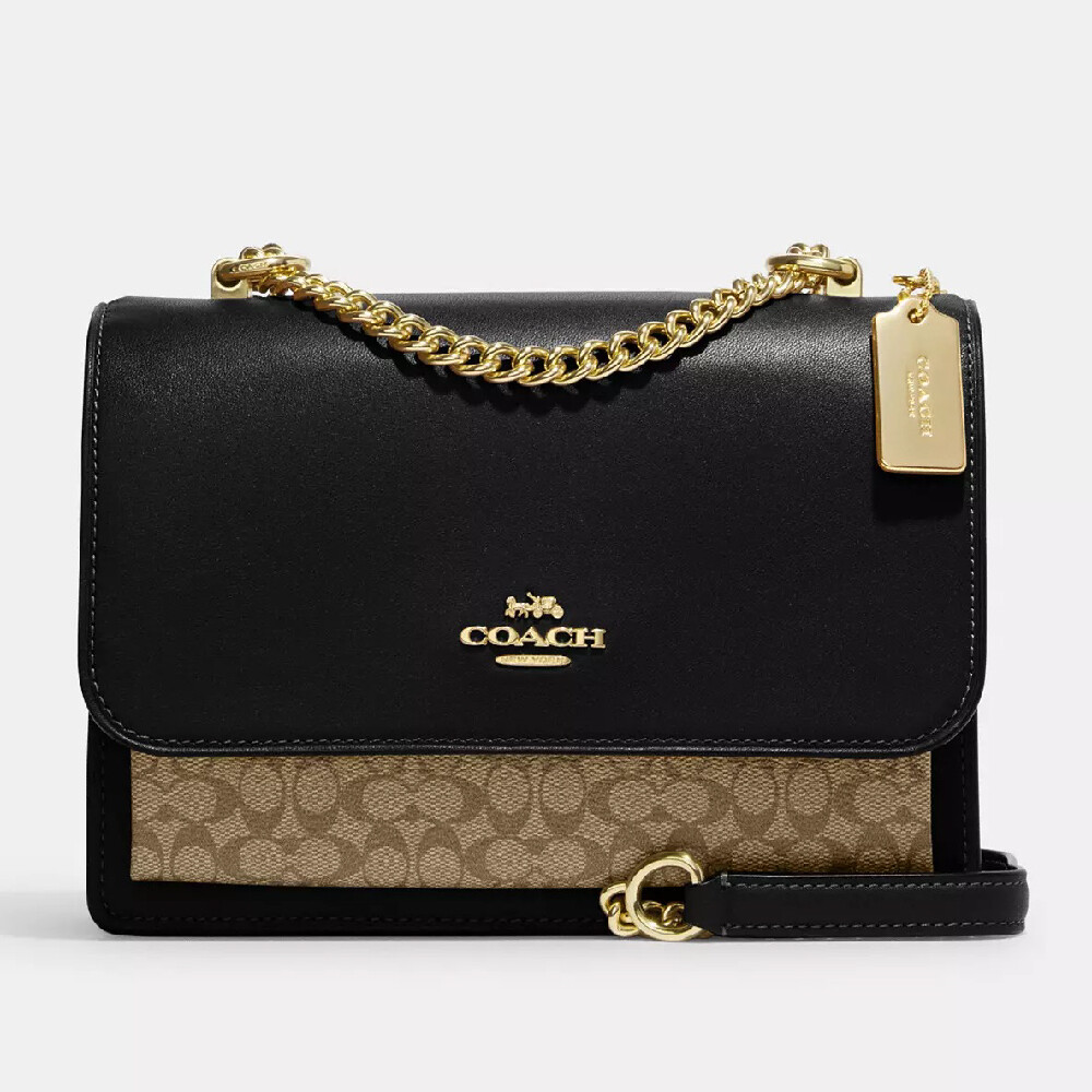 

Сумка Coach Outlet Klare Crossbody In Signature Canvas, черный/коричневый