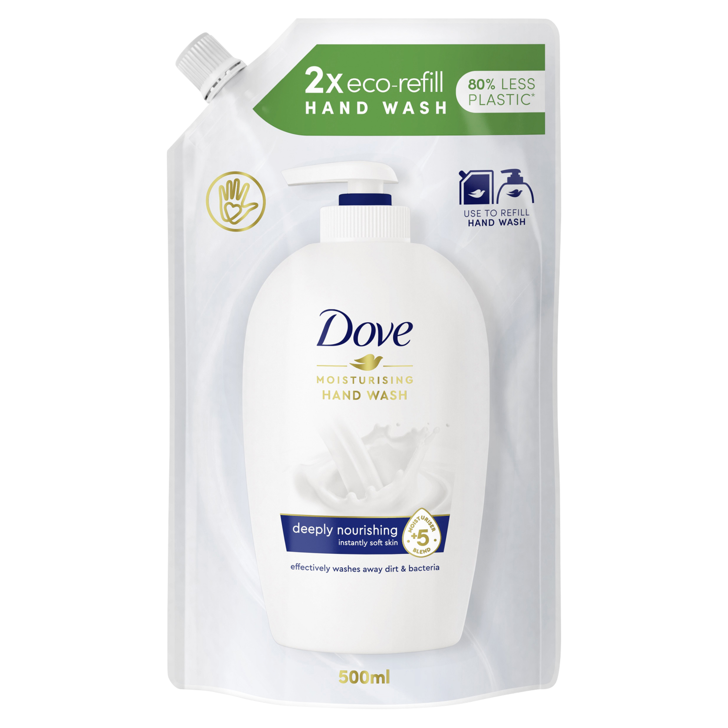 Dove Beauty Cream запас жидкого мыла, 500 мл