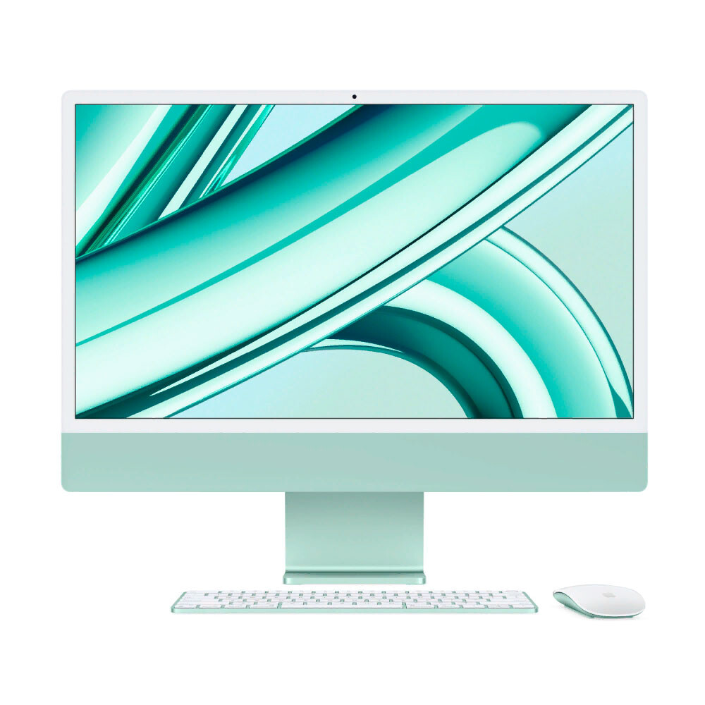 

Моноблок Apple iMac 24'' М3 (2023), 8 CPU/10 GPU, 16ГБ/512 ГБ, No Ethernet, Green, английская клавиатура