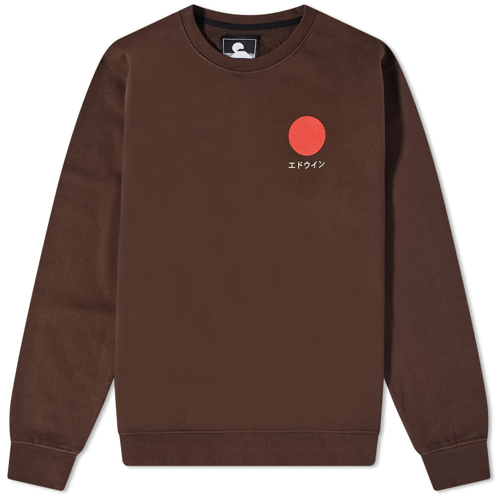

Толстовка EDWIN Japanese Sun Crew Sweat, Коричневый