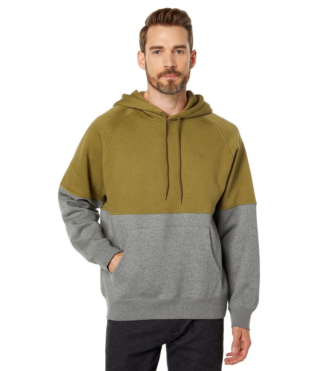 

Худи Levi's Mens, Varsity Hoodie, Серый