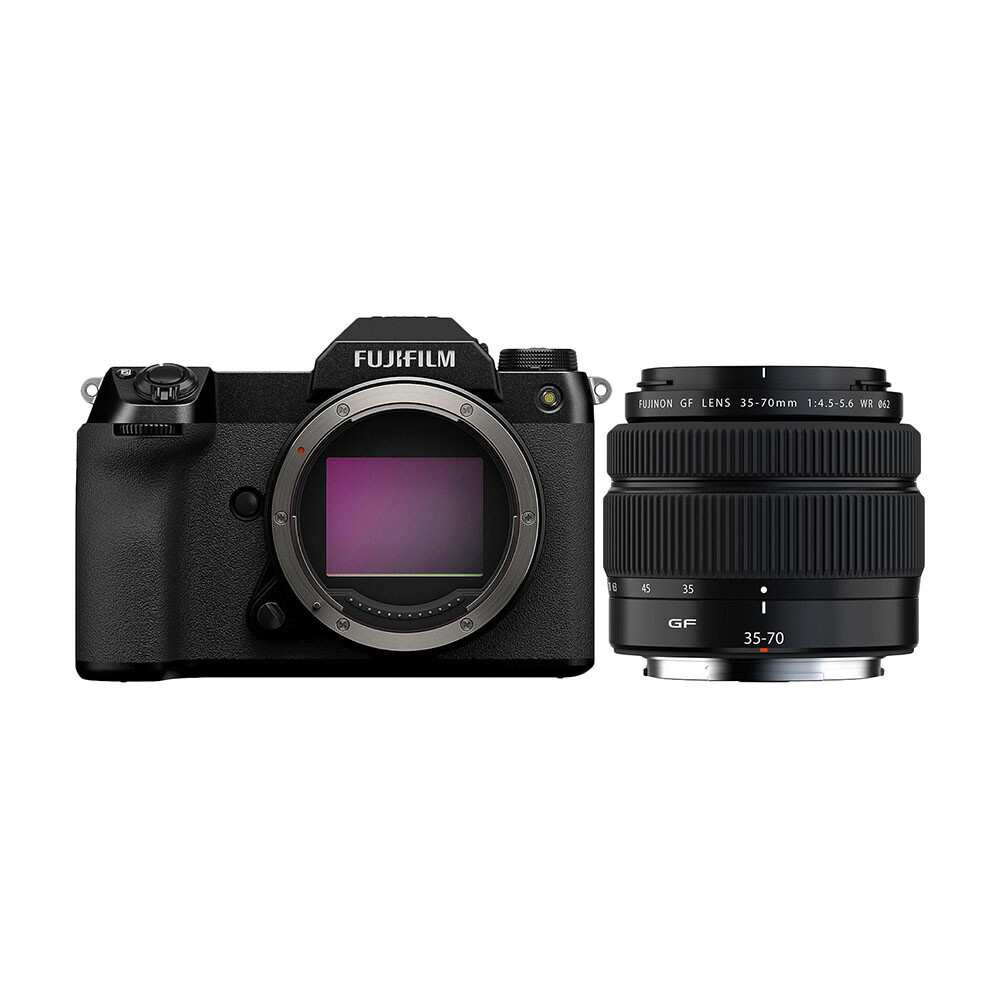 

Фотоаппарат Fujifilm GFX 50S II Body + GF 35-70mm f/4.5-5.6 WR, черный